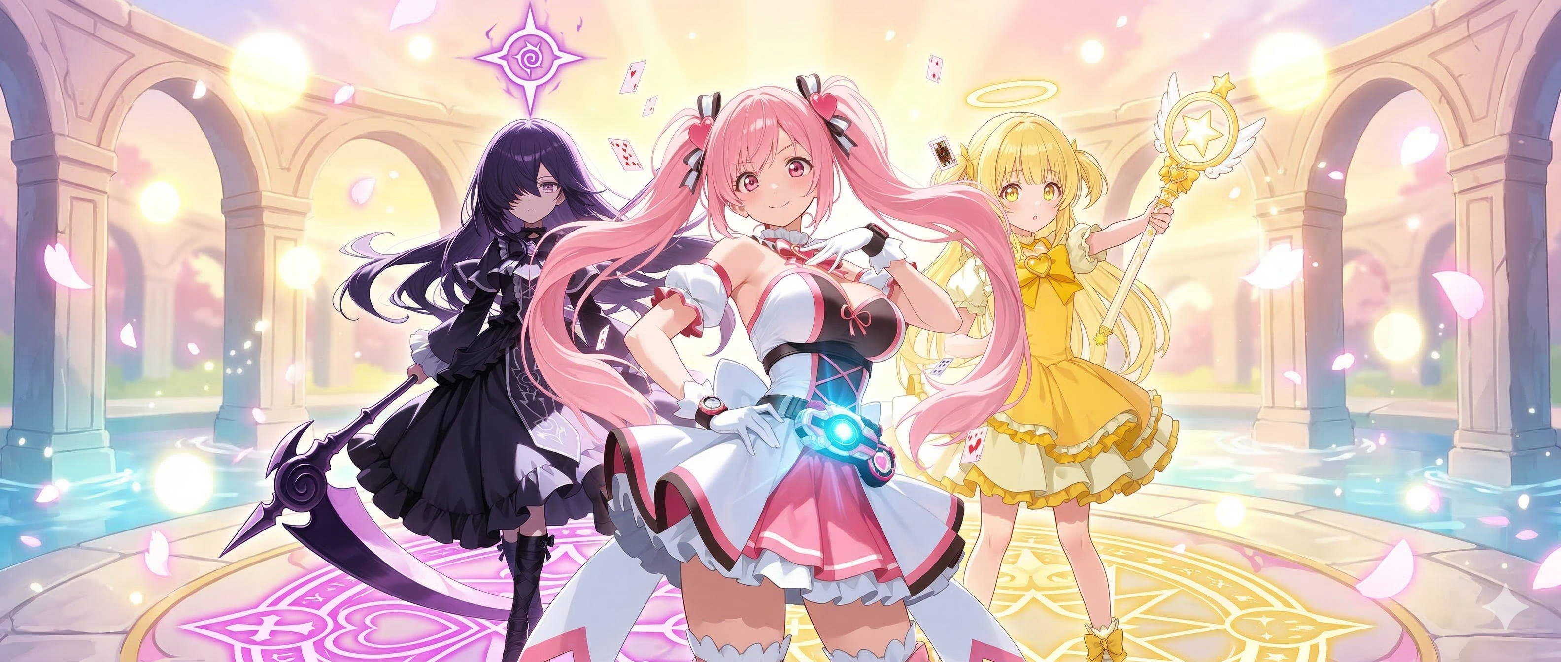 YumeBloom — あおい・ななみ・すずの魔法少女ユニット